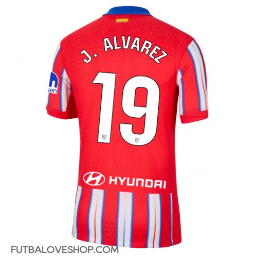 Dres Atletico Madrid Julian Alvarez #19 Domáci 2024-25 Krátky Rukáv